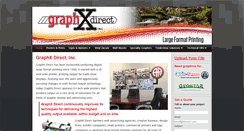 Desktop Screenshot of graphxdirect.com